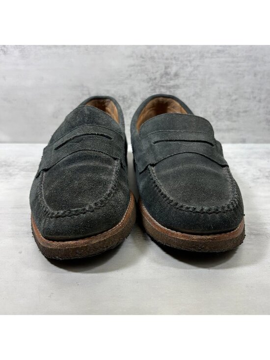 Brooks Brothers Suede Leather Crepe Soles Penny Loafers - Men\'s Size 10 - Green main image 5